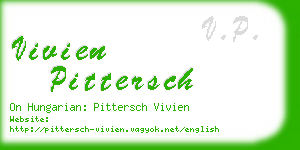 vivien pittersch business card